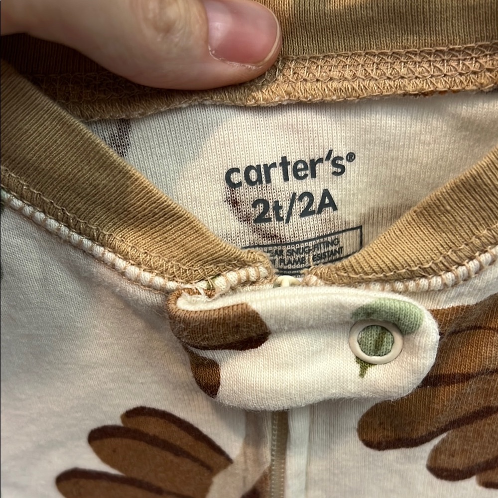 Carter’s Fall Footies | Toddler Fall PJs | Halloween Jammies | Thanksgiving - Picture 2 of 8
